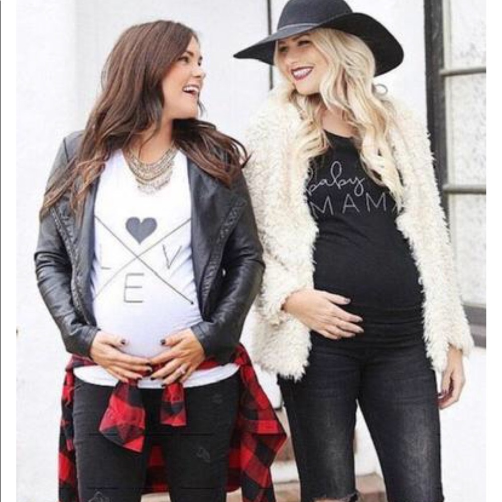 NWOT Belly Box LOVE Tee
